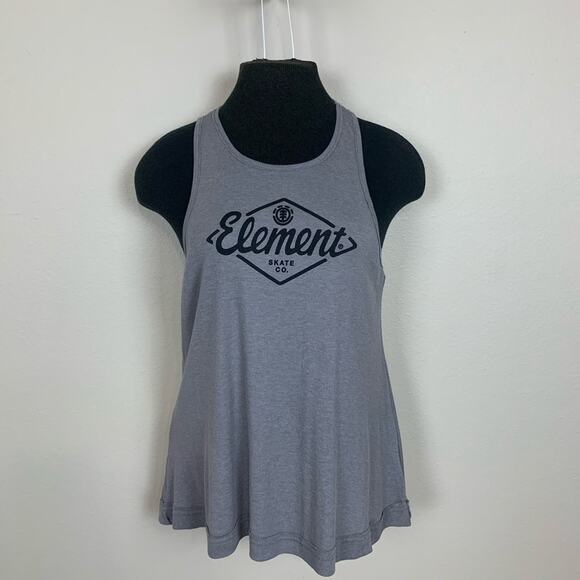 Element Diamond Ribbed Tank Top Gray Size Large - Picture 8 of 8